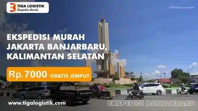 Ekspedisi Jakarta Banjarbaru, Kalimantan Selatan